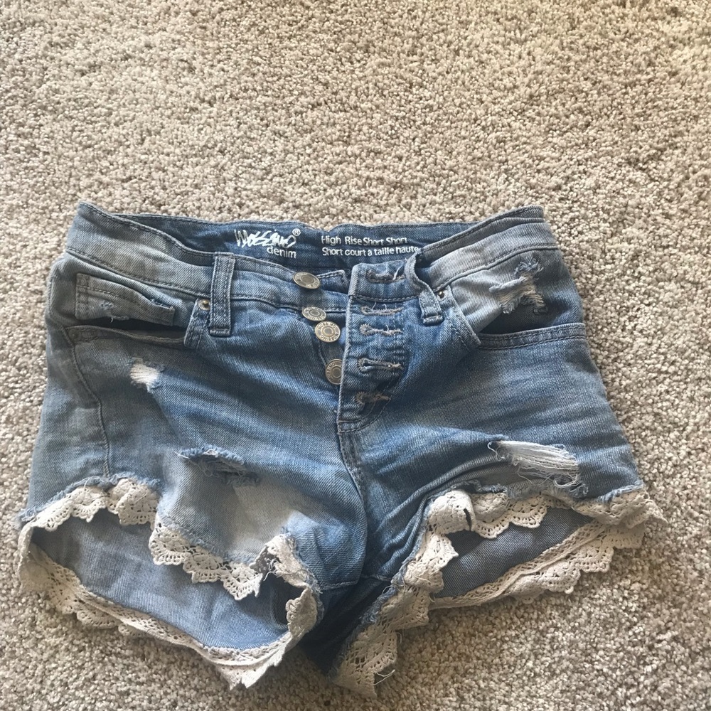 High waisted shorts